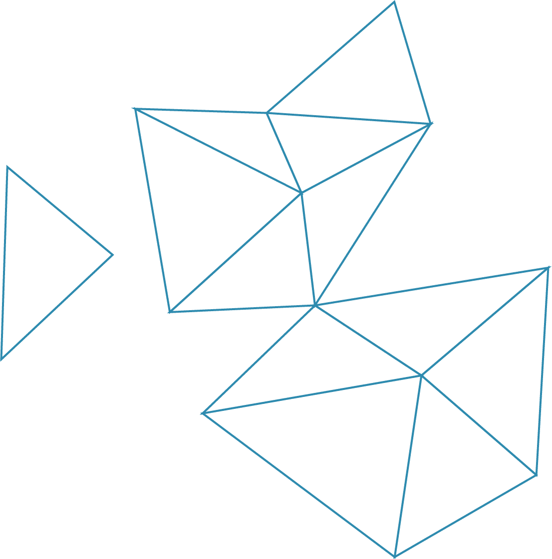 Stilisierte geometrische Figuren